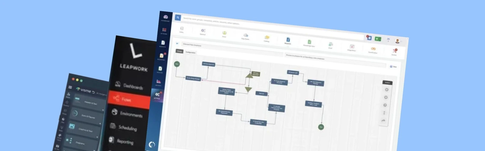 A BPMN process designer showing a banking loan-approval workflow