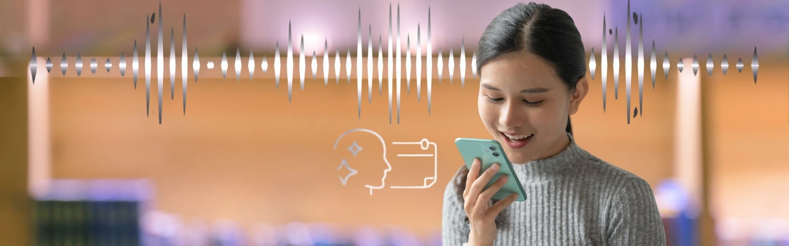 A patient using a human-like AI voice agent to schedule a healthcare appointment